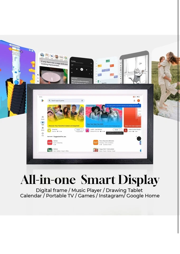 Changing 15.6" Wall Digital Calendar F16s丨Touchscreen Digital Picture Frame - Image 3 of 4