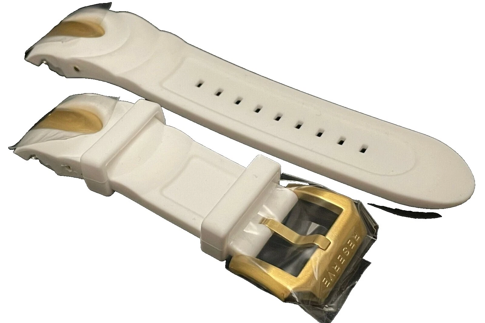 Reloj de pulsera Correa de dos piezas Invicta Silicona bandas de