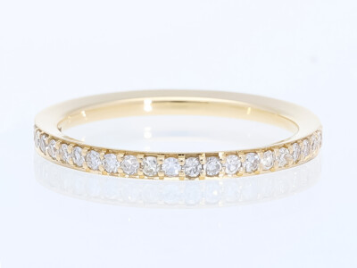 Memory Ring 0,52 Karat Diamanten 585 Gelb Gold 14 Karat neu Wert: 1.900 EUR deta