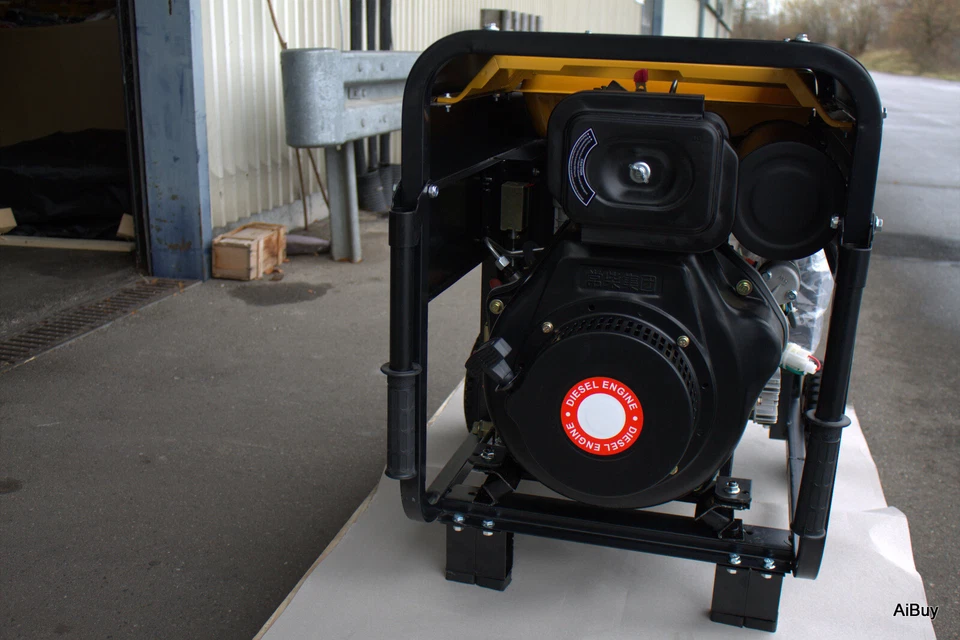 Diesel Stromgenerator 8,0 kW Max. Leistung 220V Generator Aggregat - Bild 2 von 4