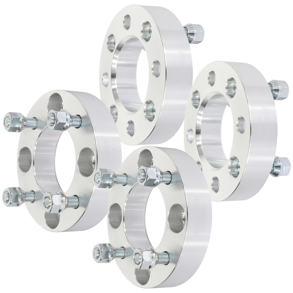 4Pcs 1.25" 4x4.5/4x114.3 Wheel Spacers For Kia Optima Honda Accord Volvo S40 V40 - Image 2 of 4