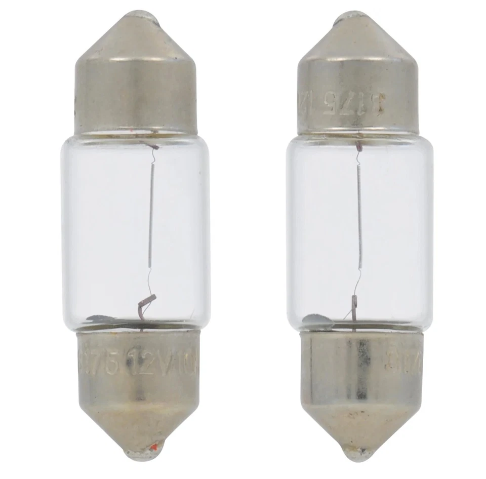 Lâmpada de mapa interior Sylvania Basic DE3175 30mm 10W duas lâmpadas substituem a lâmpada de estoque - Imagem 3 de 4