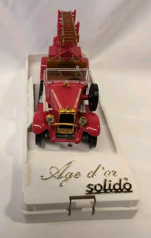 CITROEN 64F 4403 FIRETRUCK MODEL VILLE D'ARGELES GAZOST AGE D'OR BY SOLIDO 1:43 - Image 3 of 4