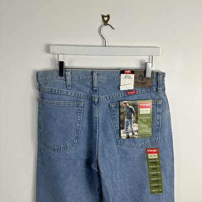 Vintage Wrangler Hero Jeans 2000 s Straight Regular Fit Denim Blue Jeans 34 x 32