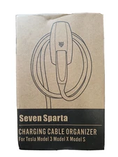 Seven Sparta Charging Cable Holder wChassis Bracket for Tesla Model 3, Y & X