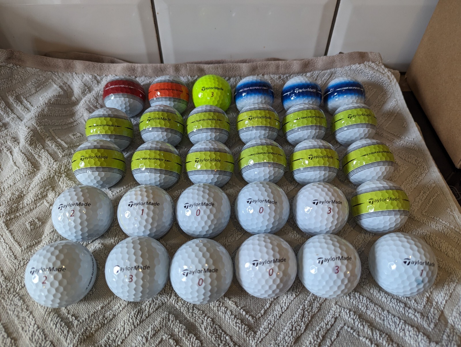 TaylorMade Tour Response Golf Balls 'Grade A' x30 eBay