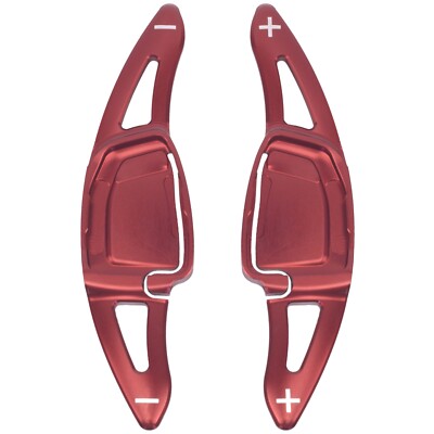 Schaltwippen Shift Paddles passt zu Audi DSG RS3 8YA, RS4 B9 FL, RS5 F5 FL, Rot