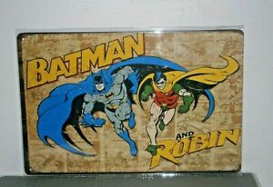 Dcbr1 Batman And Robin Dc Comics Metal Sign New Cm H X 30 Cm W Ebay