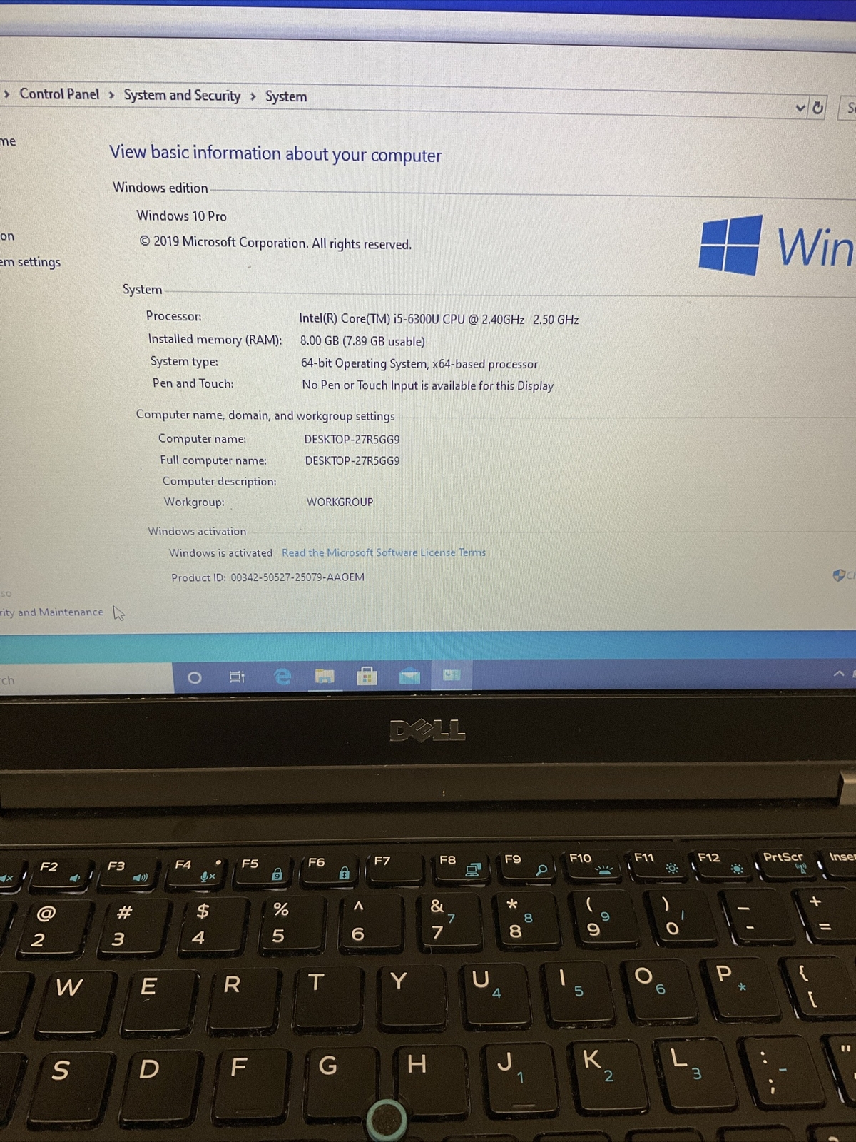 Dell Latitude E5470 14" LAPTOP Core i5-6300U @2.40Ghz 8GB RAM 500GB HDD WIN10 - Picture 3 of 12