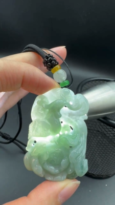 Video Certified Green Natural A Jade jadeite Pendant Phoenix Video Certified Green Natural A Jade jadeite Pendant Phoenix