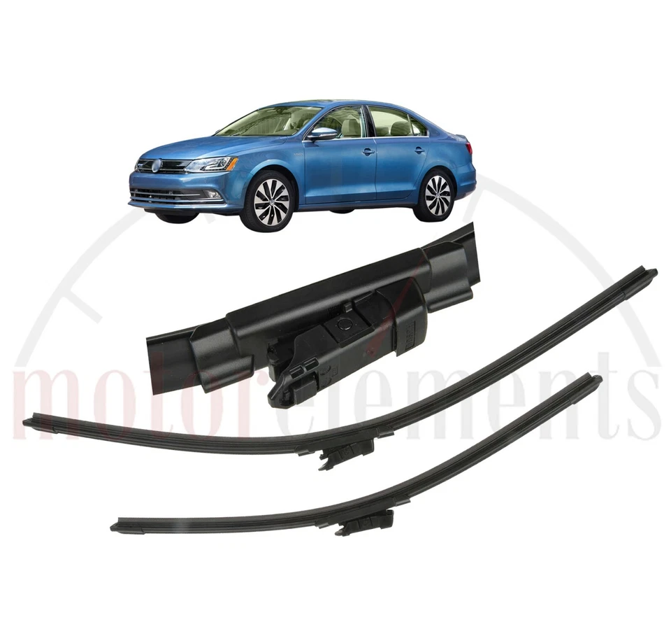 Juego de escobillas limpiaparabrisas delanteras Bosch para Volkswagen Jetta CC Passat 2011-2021 Foto 2 de 4