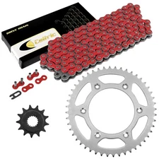 Red Drive Chain And Sprocket Kit for Honda CRF450R CRF450Rx 2004-2018
