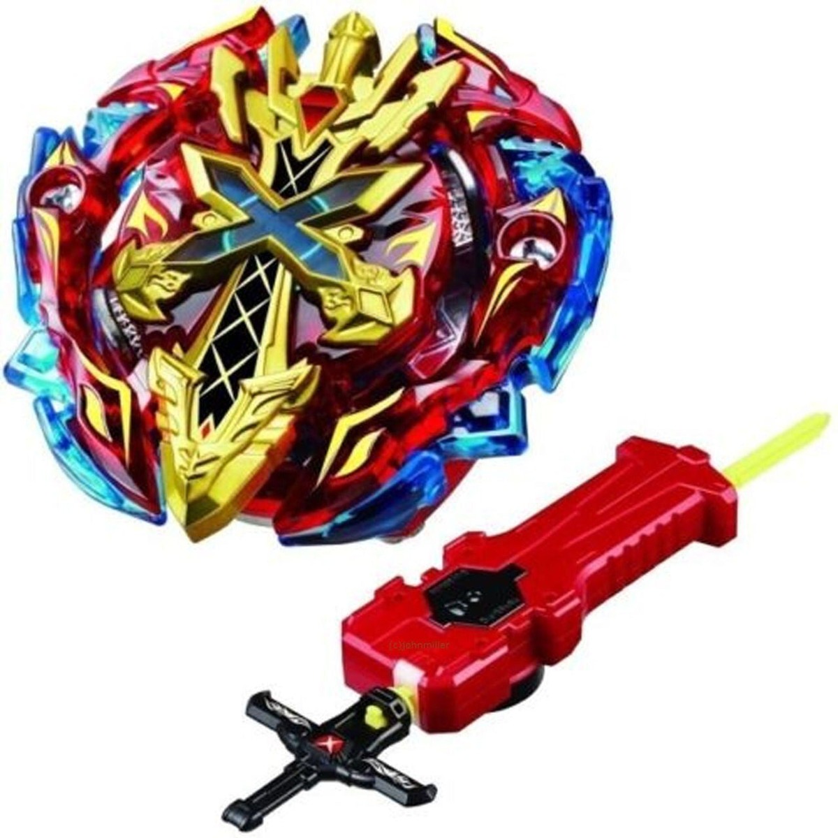 Takara Tomy Xeno Xcalibur / Xcalius .M.I Burst Beyblade Starter w