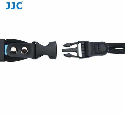 JJC ST-1DSB Sky Blue Neoprene Camera Hand Wrist Strap with Quick-release clip - Picture 2 of 7