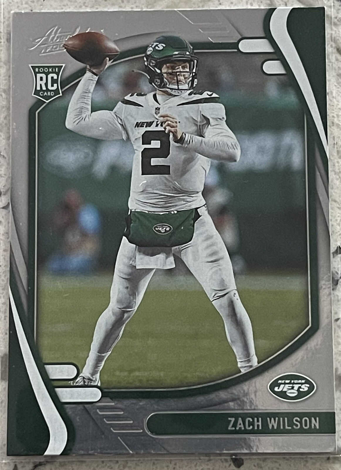 2021 Panini Absolute Zach Wilson Rookie RC #102 Jets