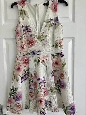 Lipsy Floral Size 10 dress UK