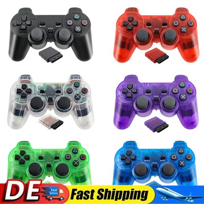 Wireless Game Controller Dual Vibration Gamepad For PlayStation2 PS2
