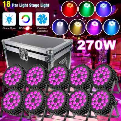 270W 18 LED Par Wash RGBW 4in1 DMX Disco Party Bühnenlicht Show Disco Strahler