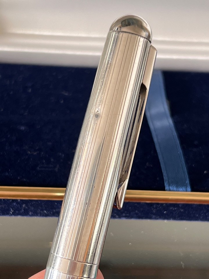 Abcsea Penna A Sfera Iridium Executive - Clip A Freccia, Corpo In Acciaio Inox, Ricarica Inclusa, Nero - 3
