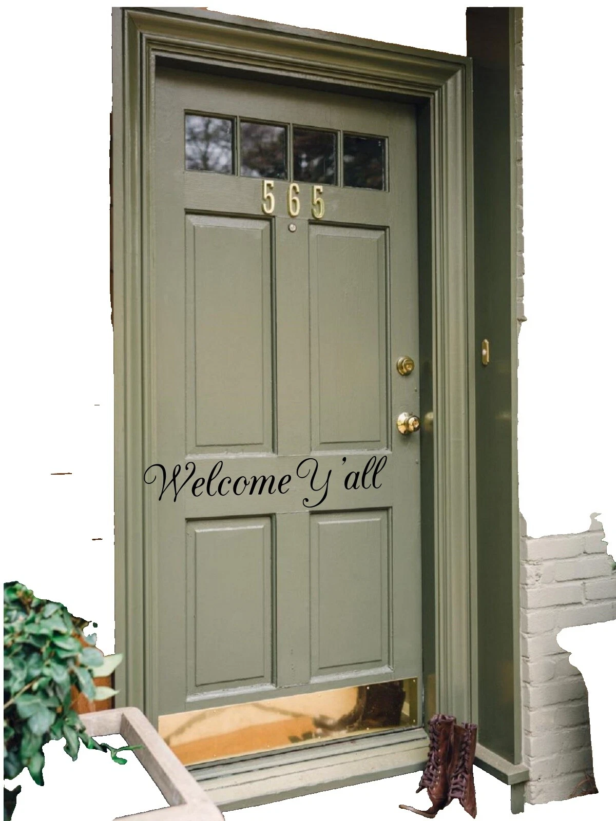 Porche Blanco Calcomanías decorativas y vinilo arte