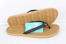 Reef Women's Sandals Solana Flip Flop Lightweight Black Tan CJ3585