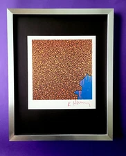 Keith Haring | Vintage Print Signed | Mounted & Framed in Silver Buy it Now ! T$