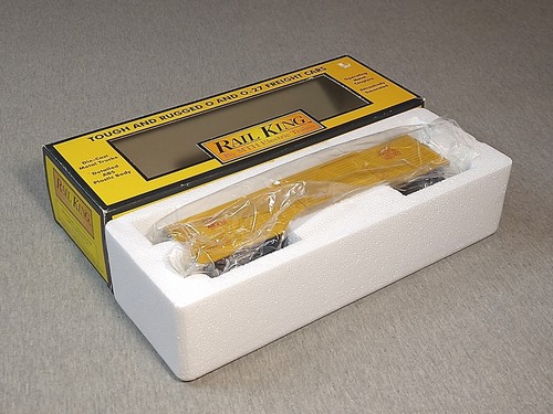 MTH Railking O/O27 48216 Union Pacific Stock Car RK-7107L en caja ~ TS - Imagen 11 de 12