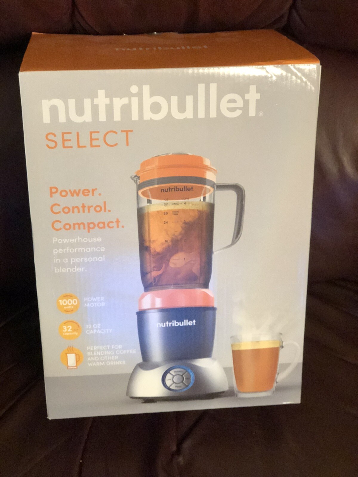 Nutribullet SELECT 1000 Watt Blender / 32oz Hot or Cold Food