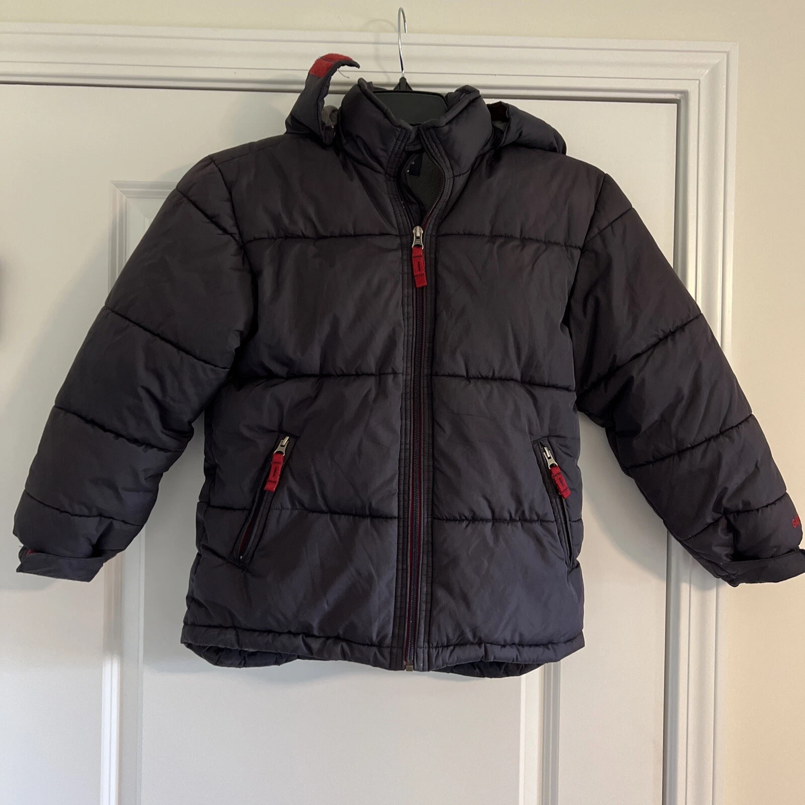 GAP Kids Cold Weather Winter Coat Detachable Hood UNISEX Youth MEDIUM Navy Blue