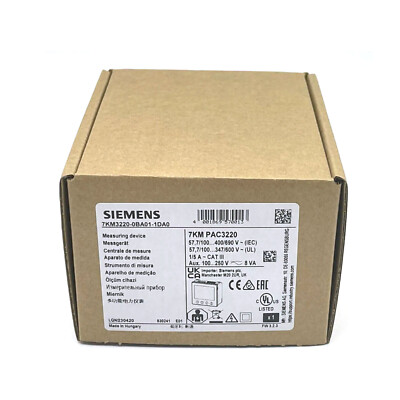 New In Box SIEMENS SENTRON PAC3220 7KM3220-0BA01-1DA0 Multi