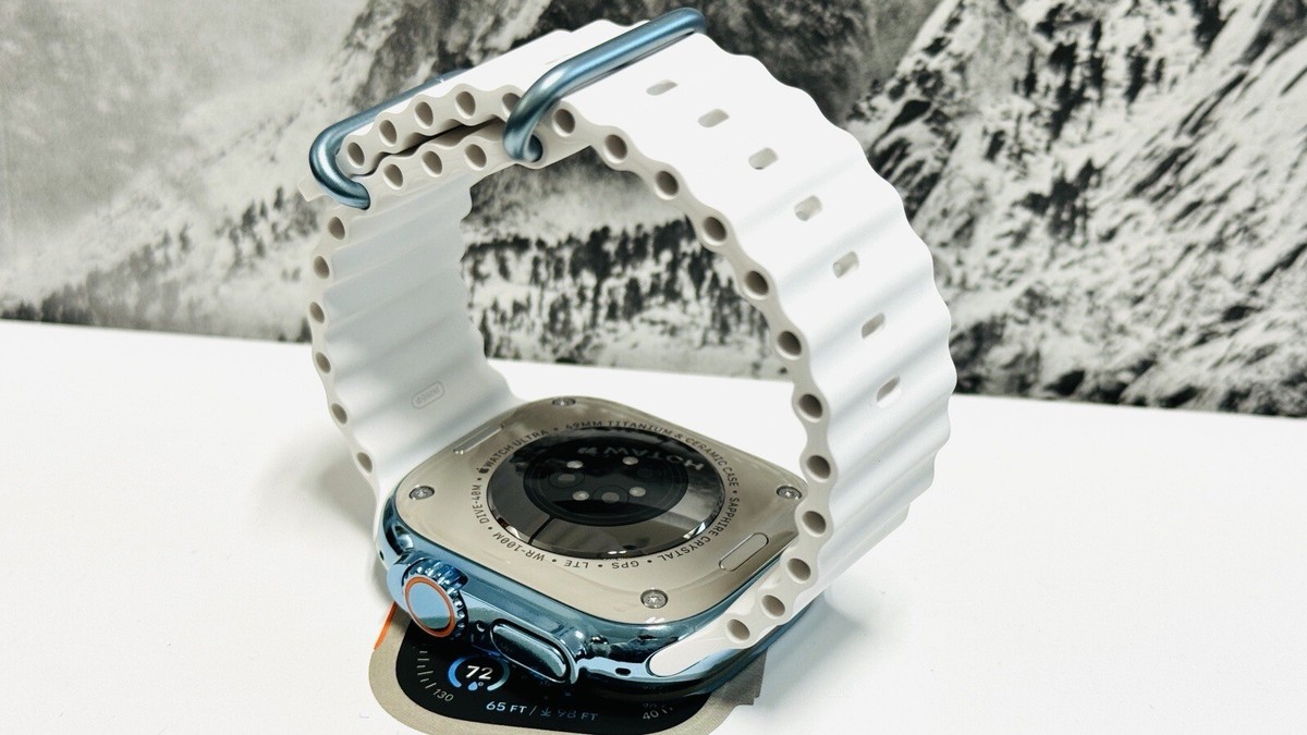 【純正品】Apple Watch  ultra2 ホワイトオーシャンバンド Refurbished Apple Watch Ultra 2 GPS + Cellular, 49mm Natural