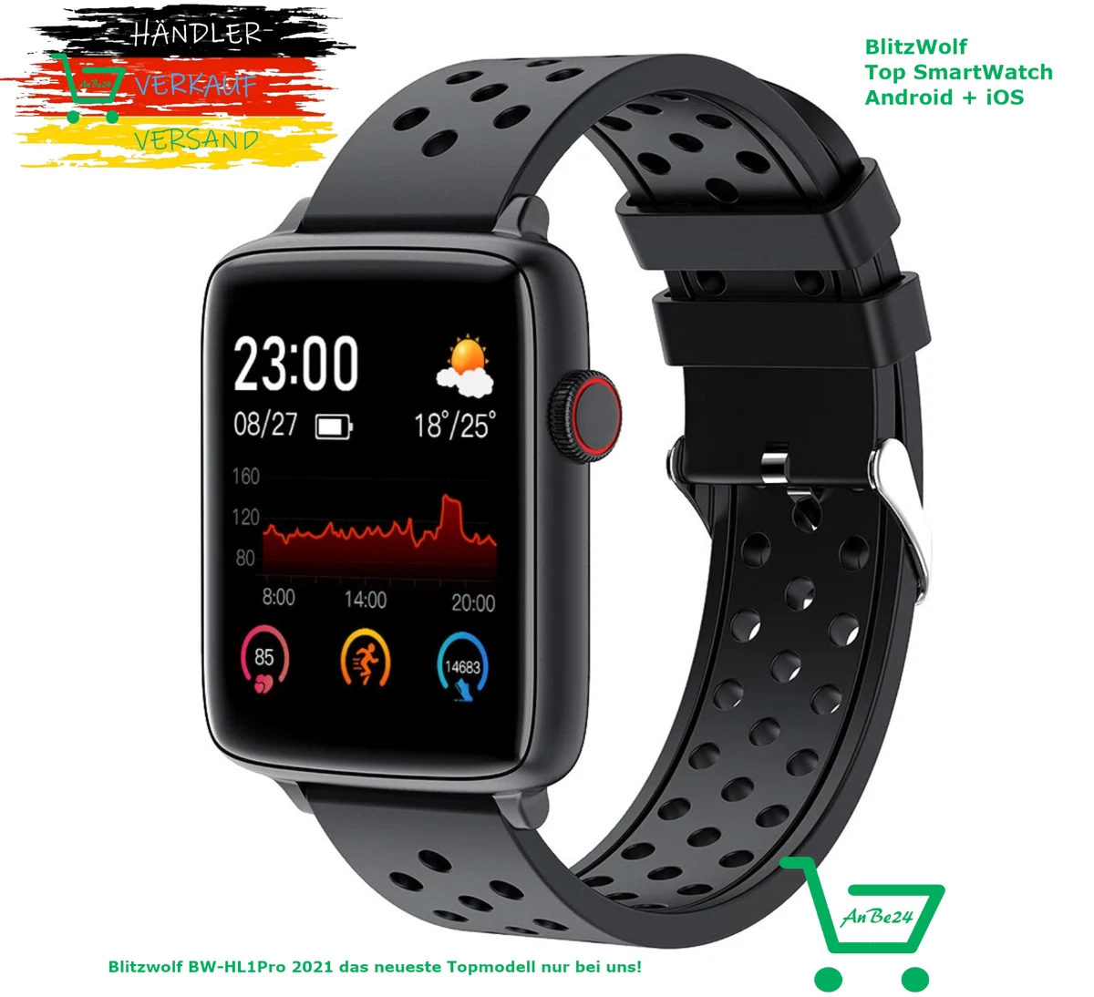 Smartwatch BlitzWolf BW HL1Pro 1 54