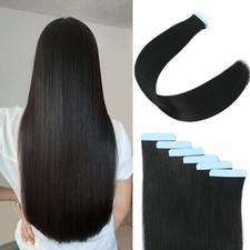 Tape in Hair Extensions 20 Inch Tape in Synthetic Hair Extensions 50 Gram Seamle