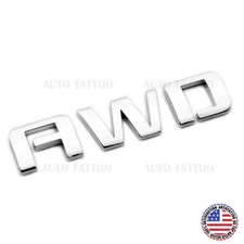 Chevy Equinox AWD Liftgate Nameplate Letter Logo Badge Emblem Sport OEM Chrome