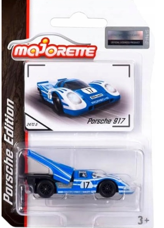 Porsche 917 Germany Car Model Toy Diecast 1:64 Scale Majorette Porsche Edition
