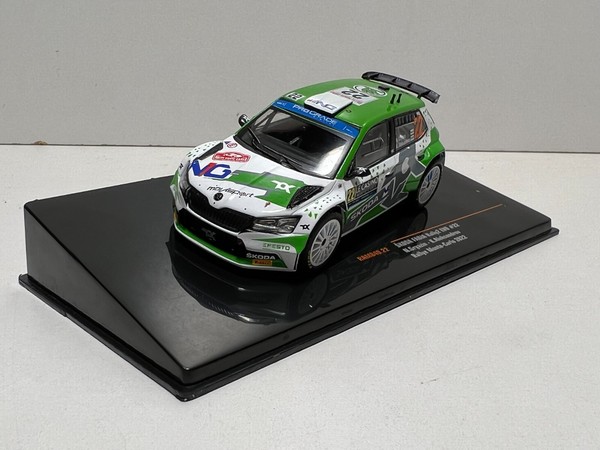 Skoda Fabia Rally2 Evo, #22 N. Gryazin, Rallye Monte Carlo 2022, Ixo 1:43-image
