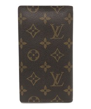 Authentic LOUIS VUITTON Notebook Cover Brown Men R20503 3340