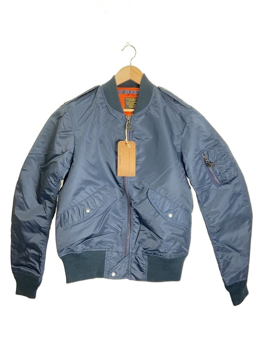 Size L AVIREX Flight Jacket Nylon Navy