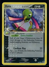 XATU 2006 Pokemon EX #25/101 Dragon Frontiers Reverse Holo Foil Stamped NM