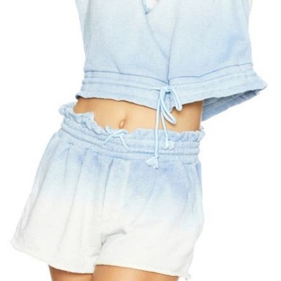 Beach Riot Tie Dye Shorts Blue White S Women's NEW 