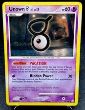 Unown V 79/146 MP Non Holo Adorable Secret Alphabet Pokemon Card!