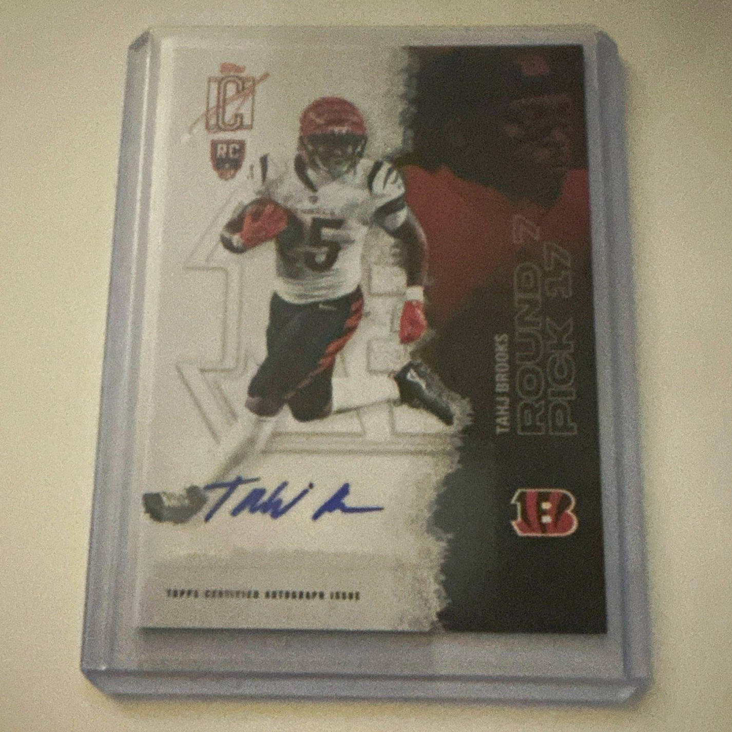 Tahj Brooks Topps Signature Class #177 Base