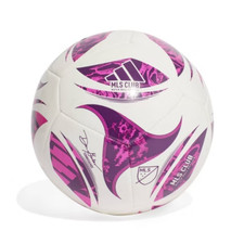 Adidas MLS Size 5 Club Sports Soccer Ball - Berry Purple: TPU Shell,