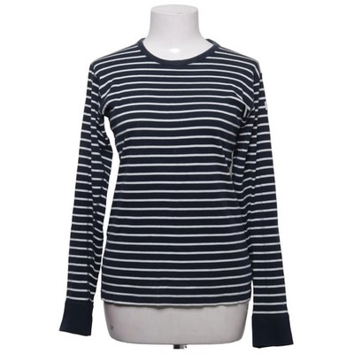 Polarn O. Pyret, Langarmshirt, Größe: S, Blau/Weiß, Bio-Baumwolle, Streifen #jED
