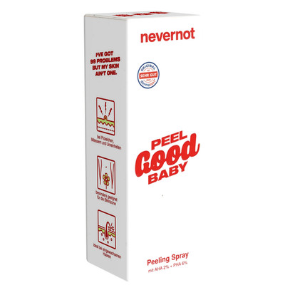 Nevernot Peel Good Baby 50 ml Intim Peeling Spray mit AHA PHA für Sie & Ihn