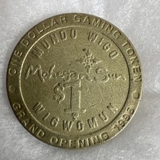 Mohegan Sun Casino Token Slot Machine Coin Grand Opening CT $1 Connecticut  