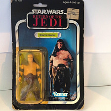Kenner Star Wars ROTJ Rancor Keeper Action Figure On Card 1983 Vintage