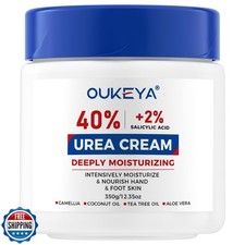 OUKEYA NEW FORMULA Urea Cream 40 Plus 2 Salicylic Acid for Feet Maximum Str