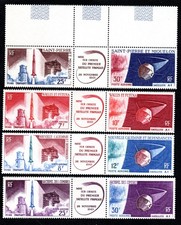 Colonies Françaises Tryptique Pa Nce ,Wallis,Somalis,spm Nxx LUXE cote 56 euros