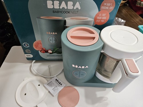 Beaba Babycook Neo, Baby Food Maker, Glass Bowl Baby Food Processor, 4 in 1